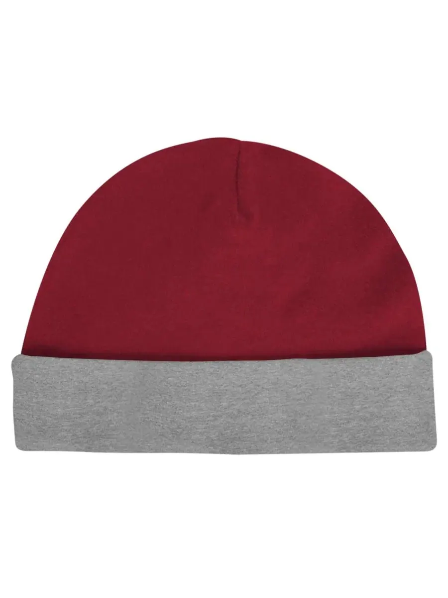 Комплект для новорожденных с боди, слюнявчиком и шапкой Oklahoma Sooners Dynamic Duo Outerstuff — изображение 3 из 4
