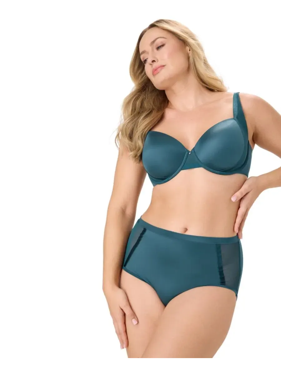 Бюстгальтер T-Shirt с косточками, модель Flawless Fit DF1970 Bali, Sophisticated Teal — изображение 2 из 6