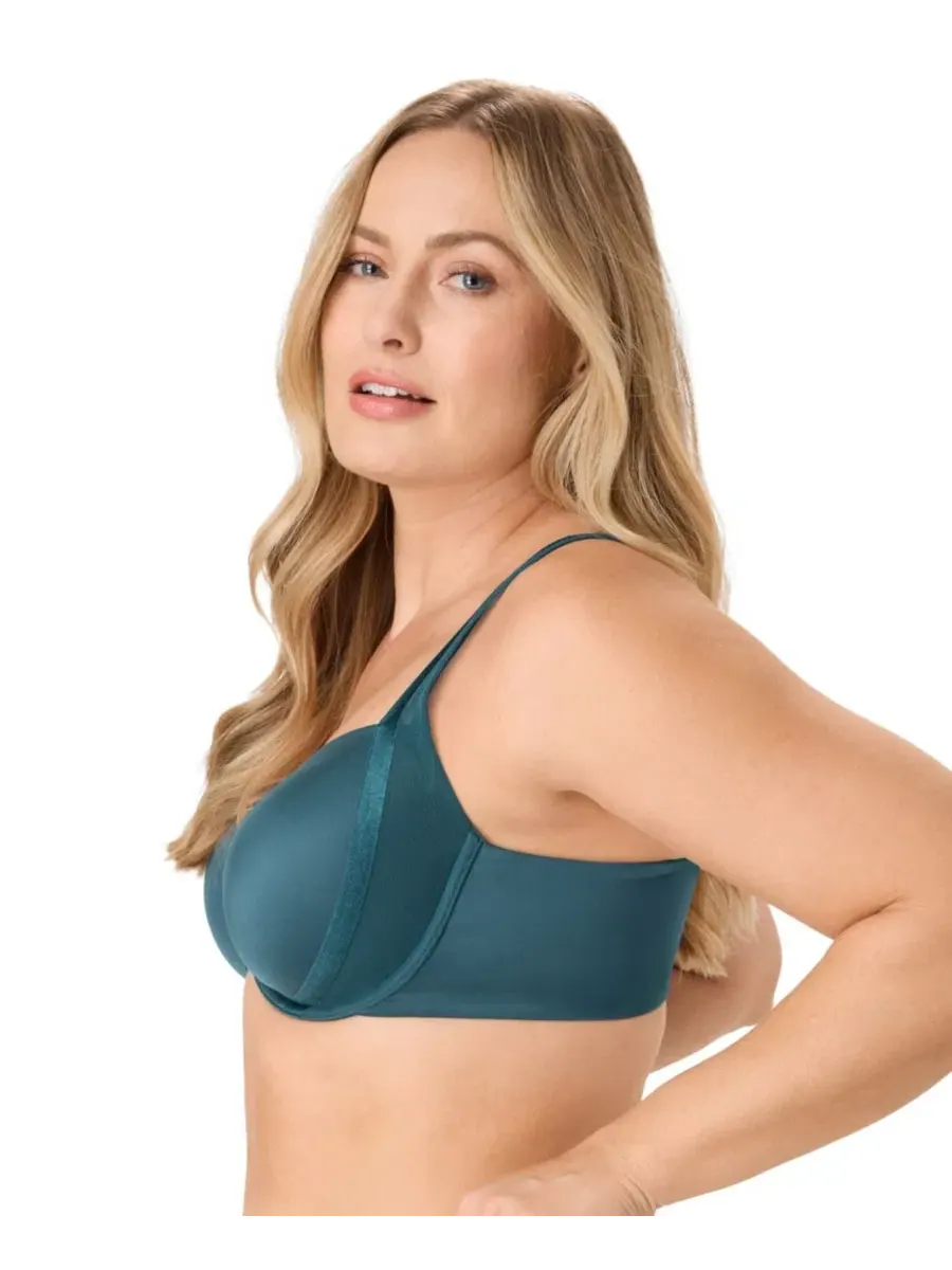 Бюстгальтер T-Shirt с косточками, модель Flawless Fit DF1970 Bali, Sophisticated Teal — изображение 3 из 6
