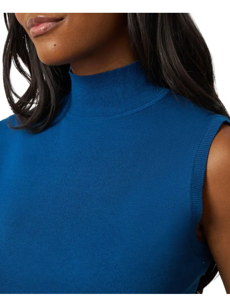 Свитер с удлиненным плечом и воротником-стойкой, модель Extended Shoulder Mock Neck Cable & Gauge — изображение 6 из 6