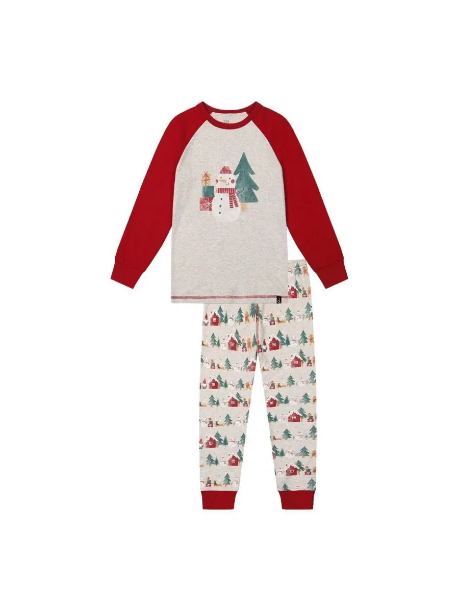 Комплект пижам из хлопка с рождественским принтом Holiday Family Pajamas Deux par Deux