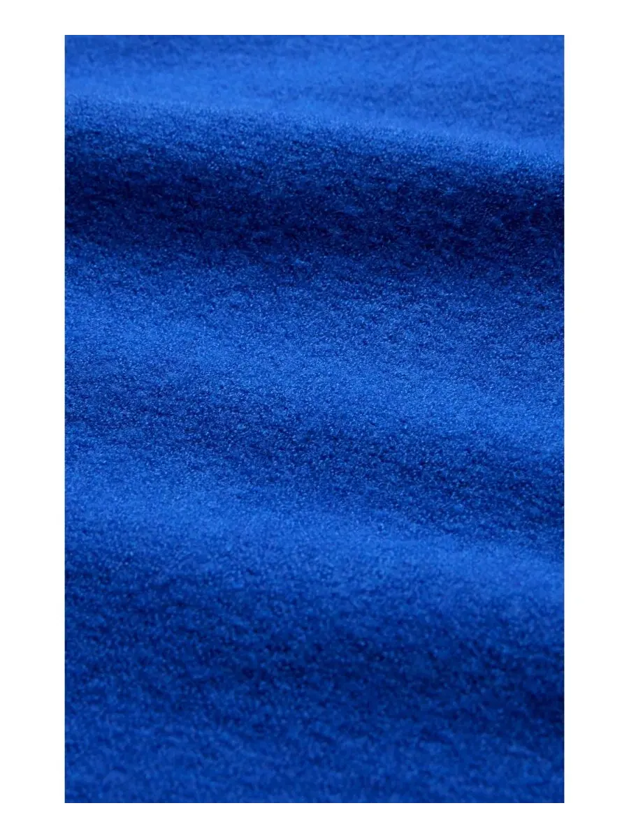Свободный джемпер с высоким воротником, модель Oversized Slouchy Roll Neck Celtic & Co. — изображение 5 из 7, синий