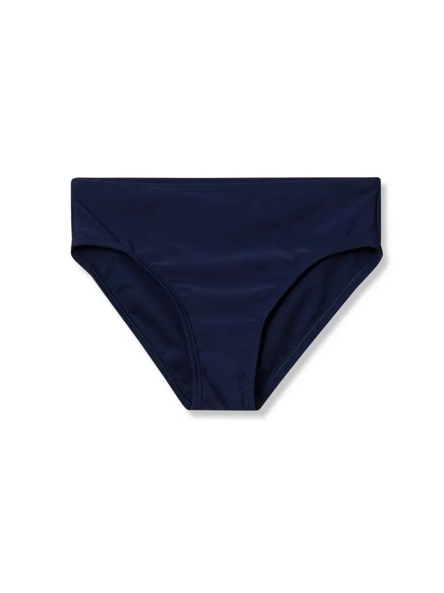 Детские плавки бикини Slim Chlorine Resistant Lands' End — изображение 1 из 3, глубокий темно-синий