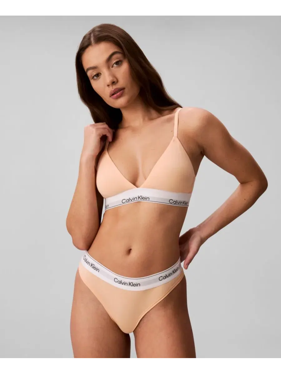 Комплект бюстгальтера и трусов бикини Calvin Klein — изображение 4 из 7, мульти