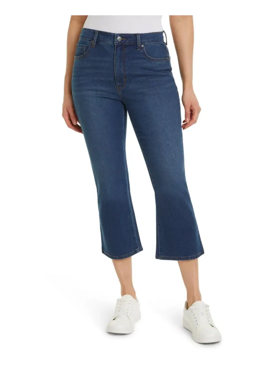 Джинсы клеш укороченные с завышенной посадкой Kick Flare Cropped Gloria Vanderbilt, Louisville