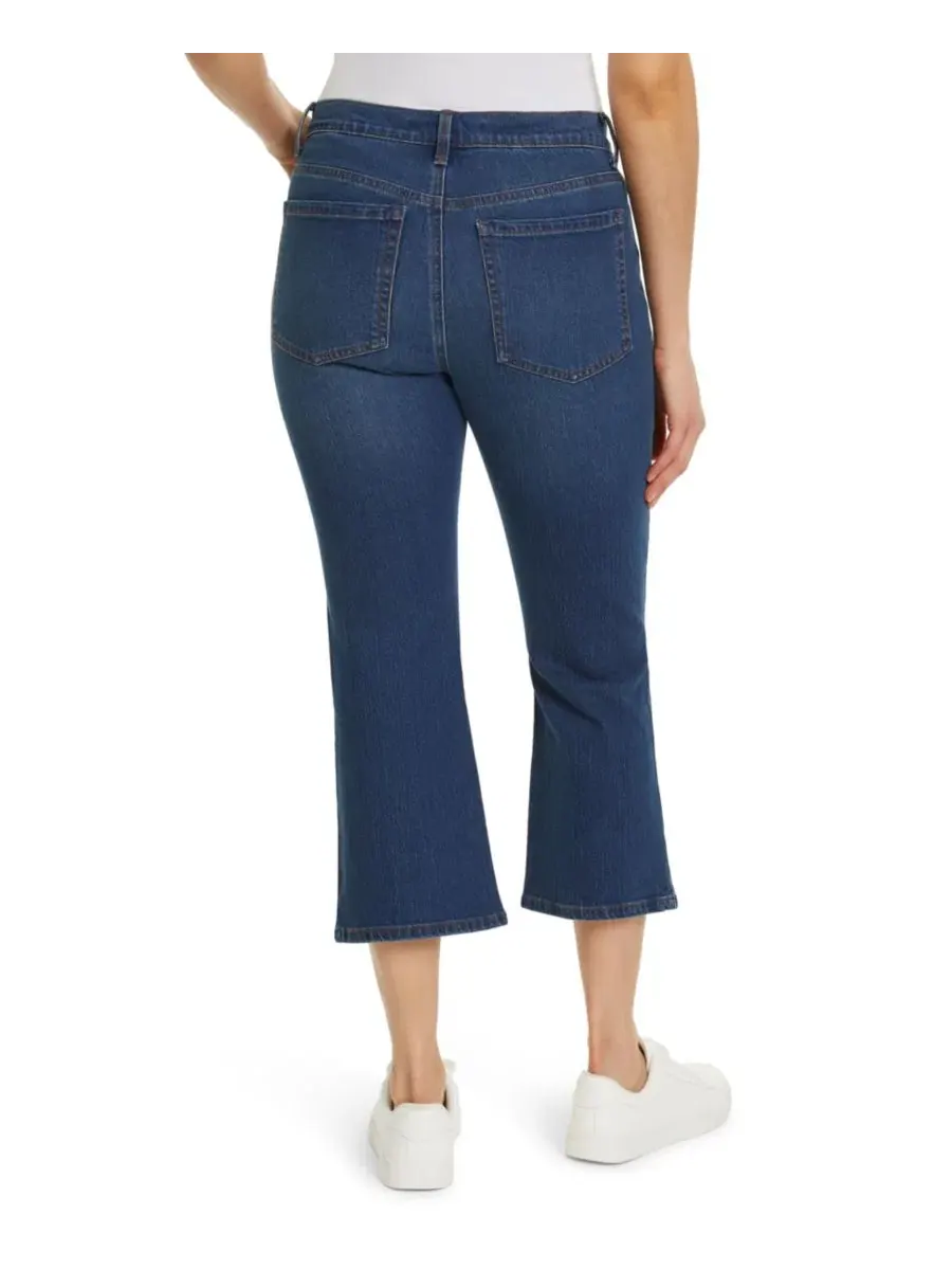 Джинсы клеш укороченные с завышенной посадкой Kick Flare Cropped Gloria Vanderbilt, Louisville — изображение 3 из 3