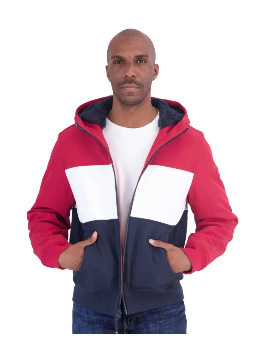 Куртка-бомбер с подкладкой из шерпы, с капюшоном Tommy Hilfiger