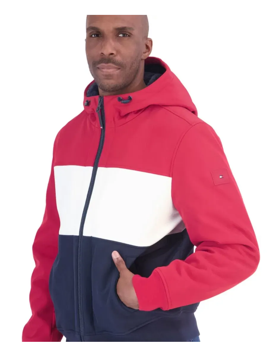 Куртка-бомбер с подкладкой из шерпы, с капюшоном Tommy Hilfiger — изображение 3 из 5