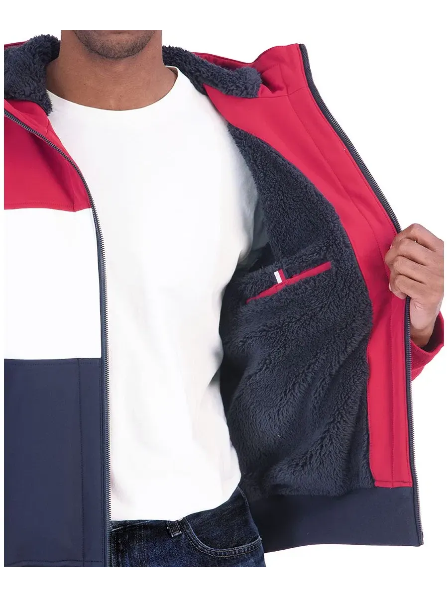 Куртка-бомбер с подкладкой из шерпы, с капюшоном Tommy Hilfiger — изображение 4 из 5