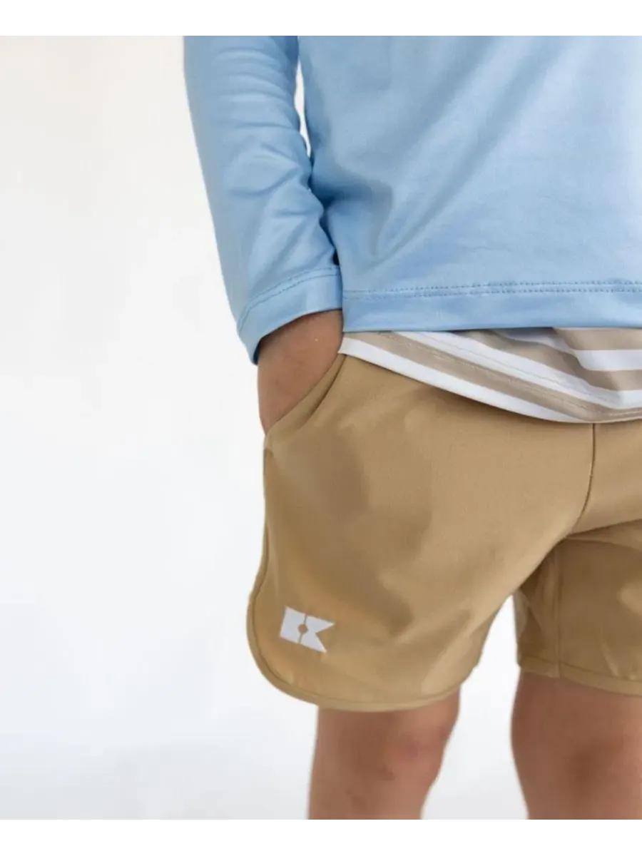 Шорты с подкладкой Super Short Lined Courtside Kids — изображение 4 из 4, хаки