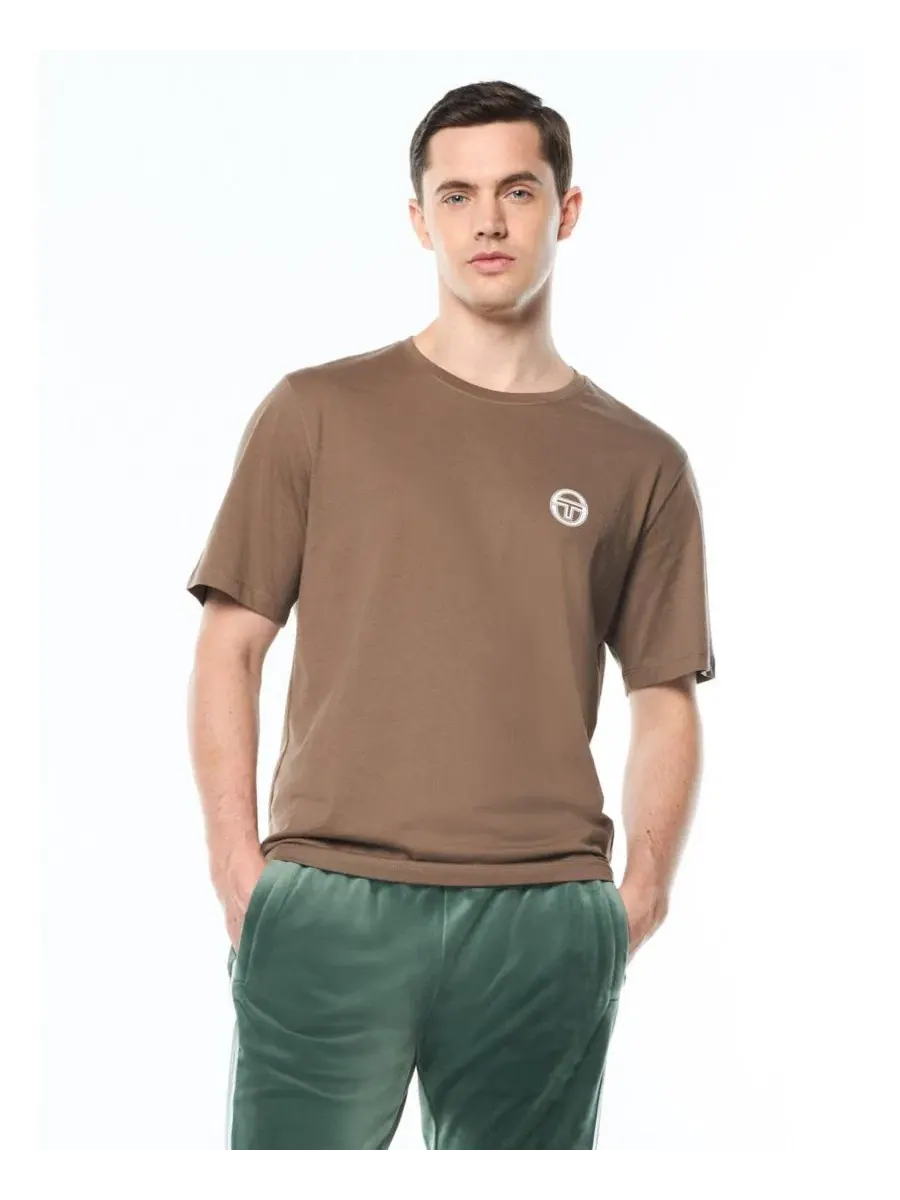 Футболка с коротким рукавом и принтом ST, Cericho Sergio Tacchini — коричневый