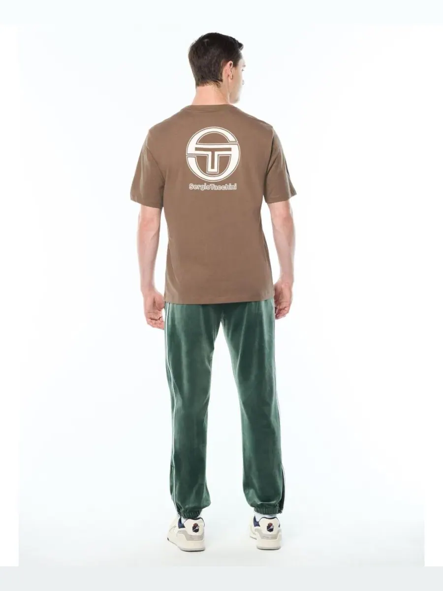 Футболка с коротким рукавом и принтом ST, Cericho Sergio Tacchini — изображение 4 из 5, коричневый