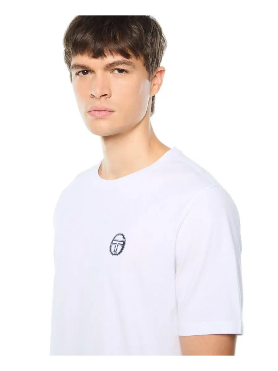 Футболка с коротким рукавом и принтом ST Cericho Sergio Tacchini — изображение 3 из 5, белый