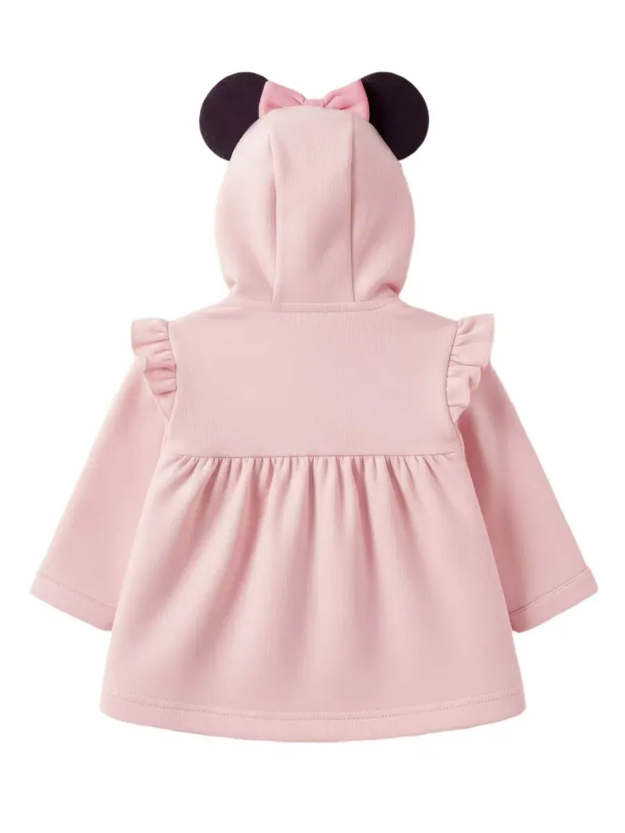 Комплект из 4 предметов Minnie Mouse с курткой, боди и штанами Disney — изображение 3 из 6, розовый