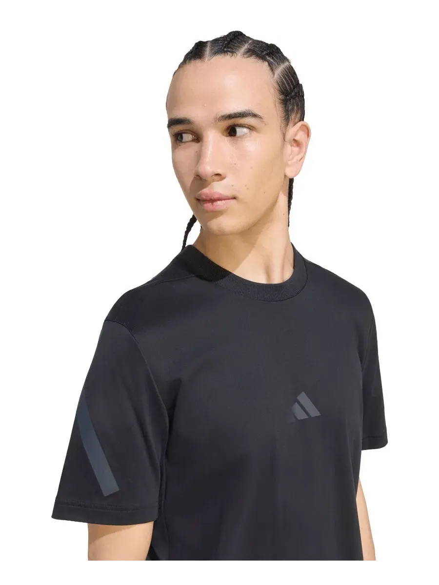 Футболка с принтом Zero Negative Energy adidas — изображение 2 из 3, черный