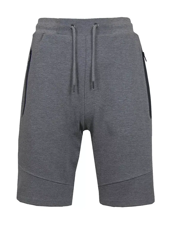 Мужские облегающие шорты для бега Performance Active Jogger из технологичного флиса Wicked Stitch — серый