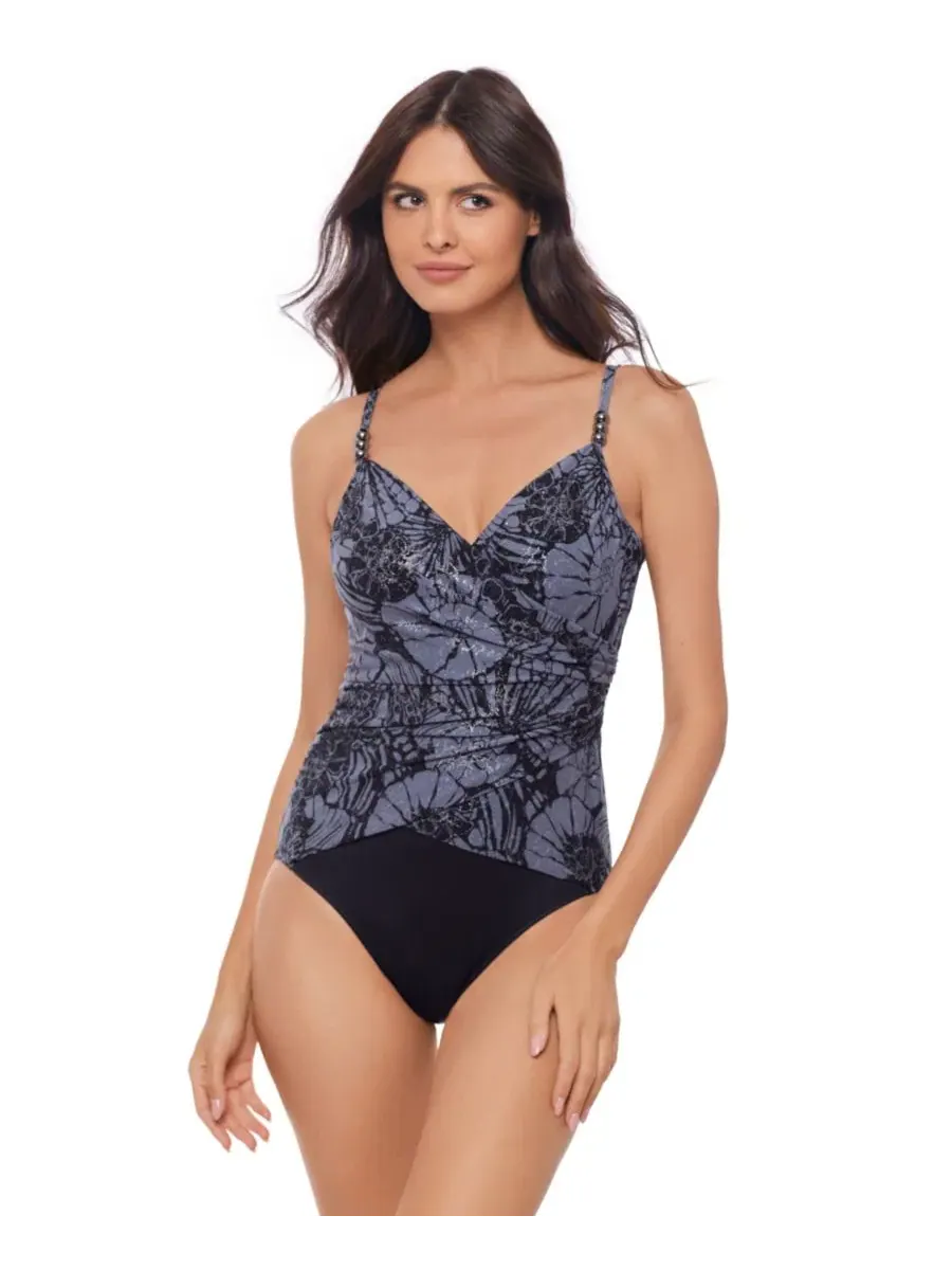 Женский слитный купальник Shell Beach Louise Magicsuit — черный