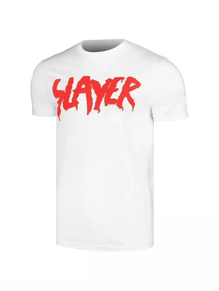Мужская белая футболка с логотипом Slayer Drip Global Merch — изображение 2 из 3, белый