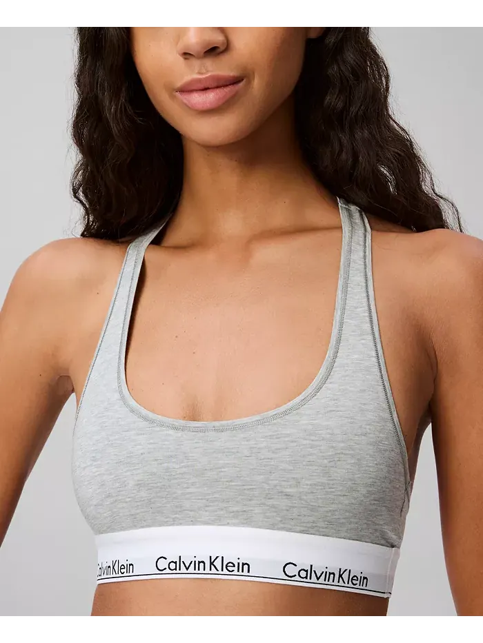 Calvin Klein Женский современный хлопковый бюстгальтер-бралетт F3785