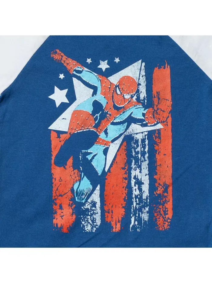 Футболки с капюшоном Marvel X-Men Spider-Man для мальчиков, набор из 3 штук Avengers — изображение 5 из 8, красный