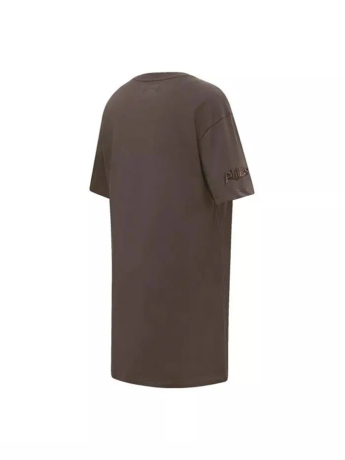 Женское коричневое платье-футболка Philadelphia Phillies Neutral Pro Standard — изображение 2 из 4
