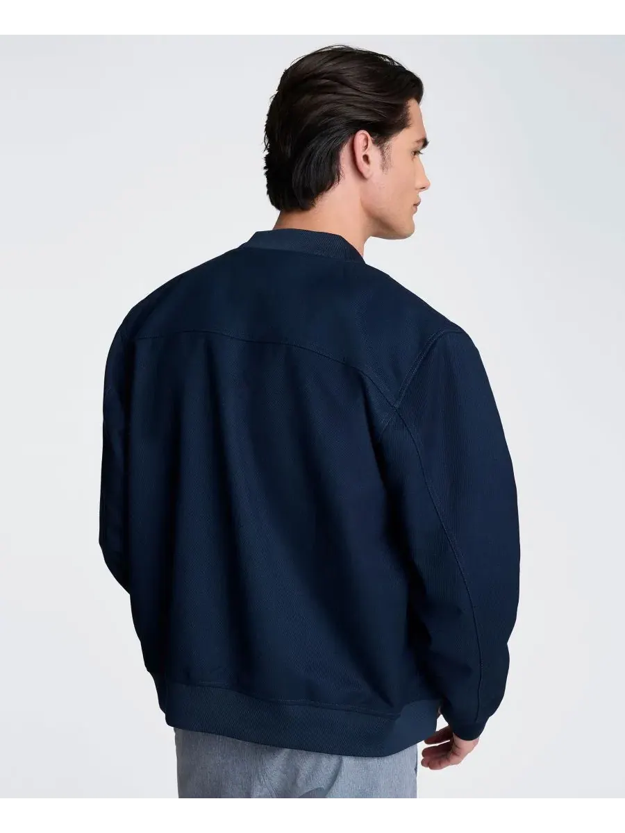 Мужская свободная куртка-бомбер Kenneth Cole — изображение 4 из 4, темно-синий