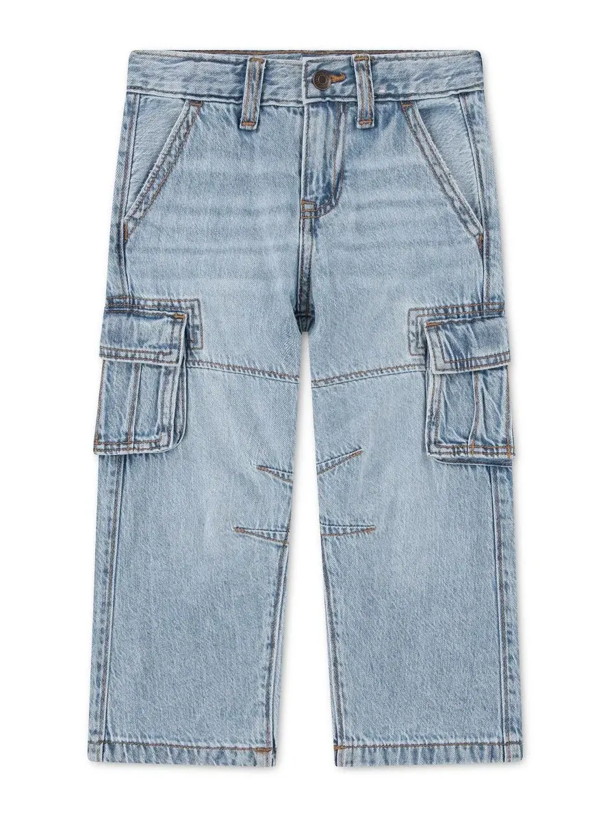 Детские джинсы-карго свободного кроя для мальчиков 2T-5T Abercrombie Kids