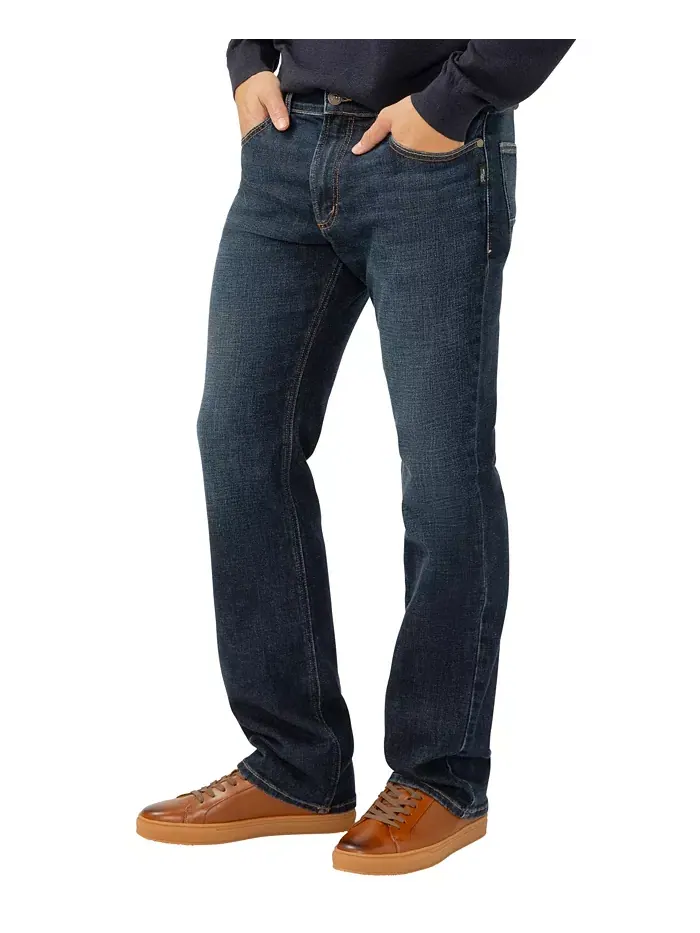 Мужские джинсы Jace Slim Fit Silver Jeans Co. — изображение 3 из 7, синий