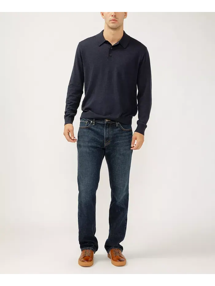 Мужские джинсы Jace Slim Fit Silver Jeans Co. — изображение 5 из 7, синий
