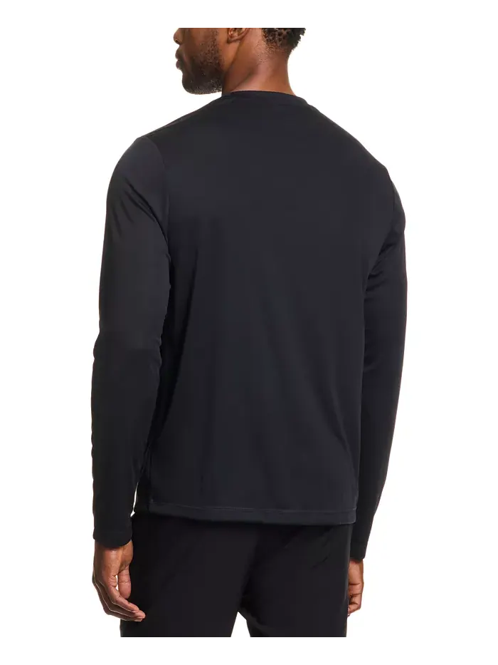 Мужская футболка с длинным рукавом Tech и логотипом Crewneck Reebok — изображение 2 из 3, черный