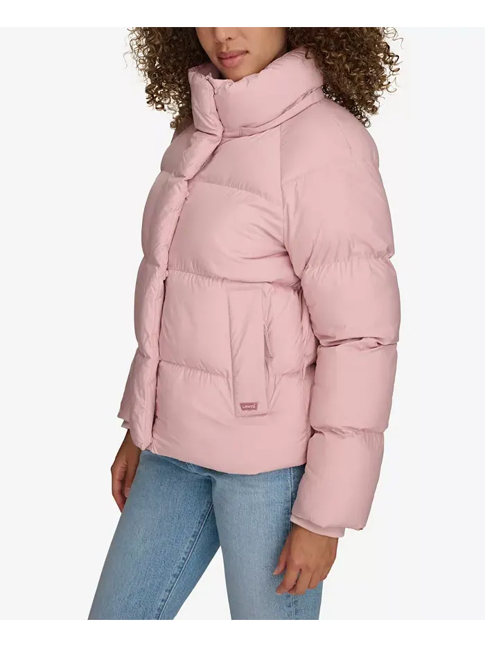 Женская стеганая куртка с капюшоном Puffer Levi's — изображение 4 из 14, мавент