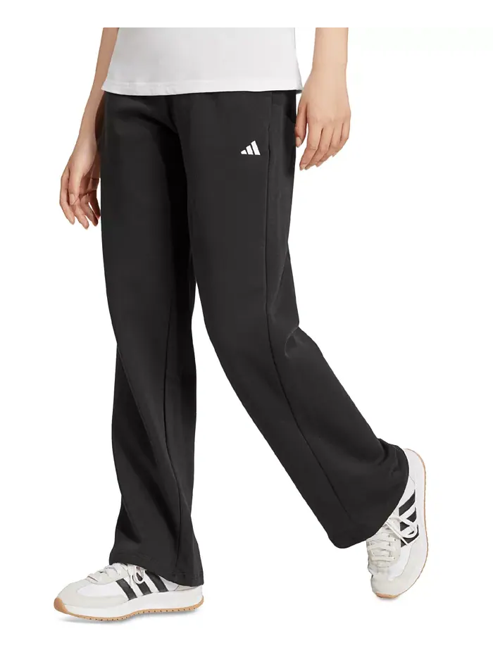 Женские брюки Essentials Feel Cozy Mid-Rise с открытым низом Adidas