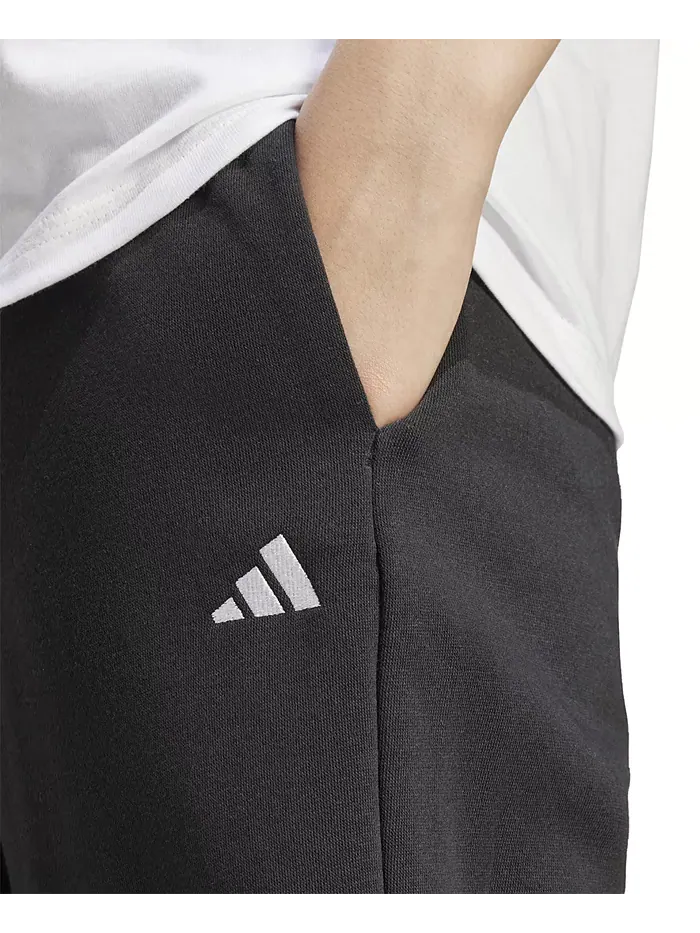 Женские брюки Essentials Feel Cozy Mid-Rise с открытым низом Adidas — изображение 3 из 5, черный