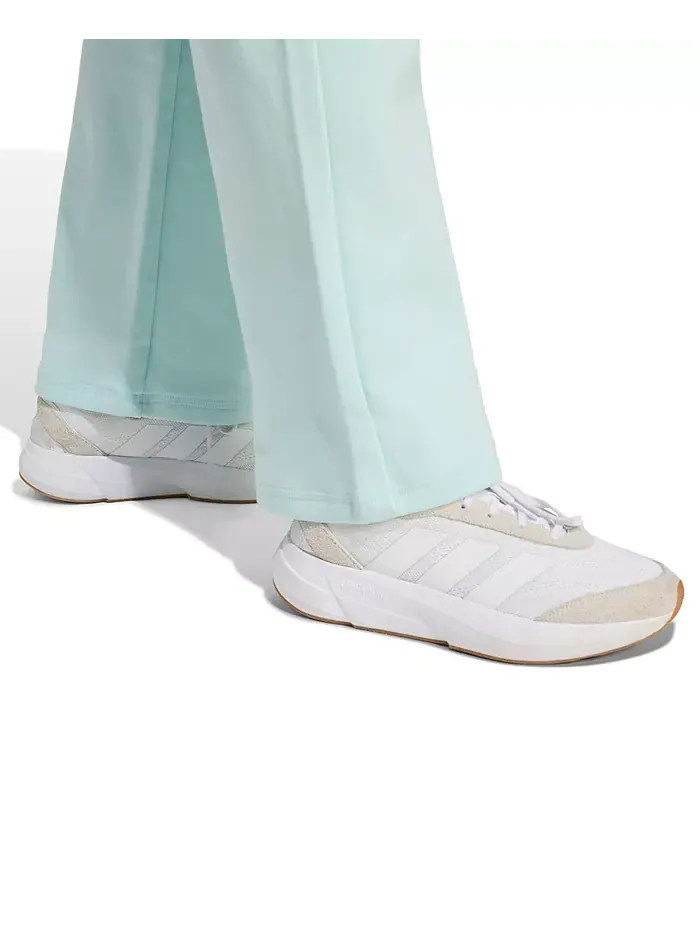 Женские брюки Essentials Feel Cozy Mid-Rise с открытым низом Adidas — изображение 4 из 5, зеленый