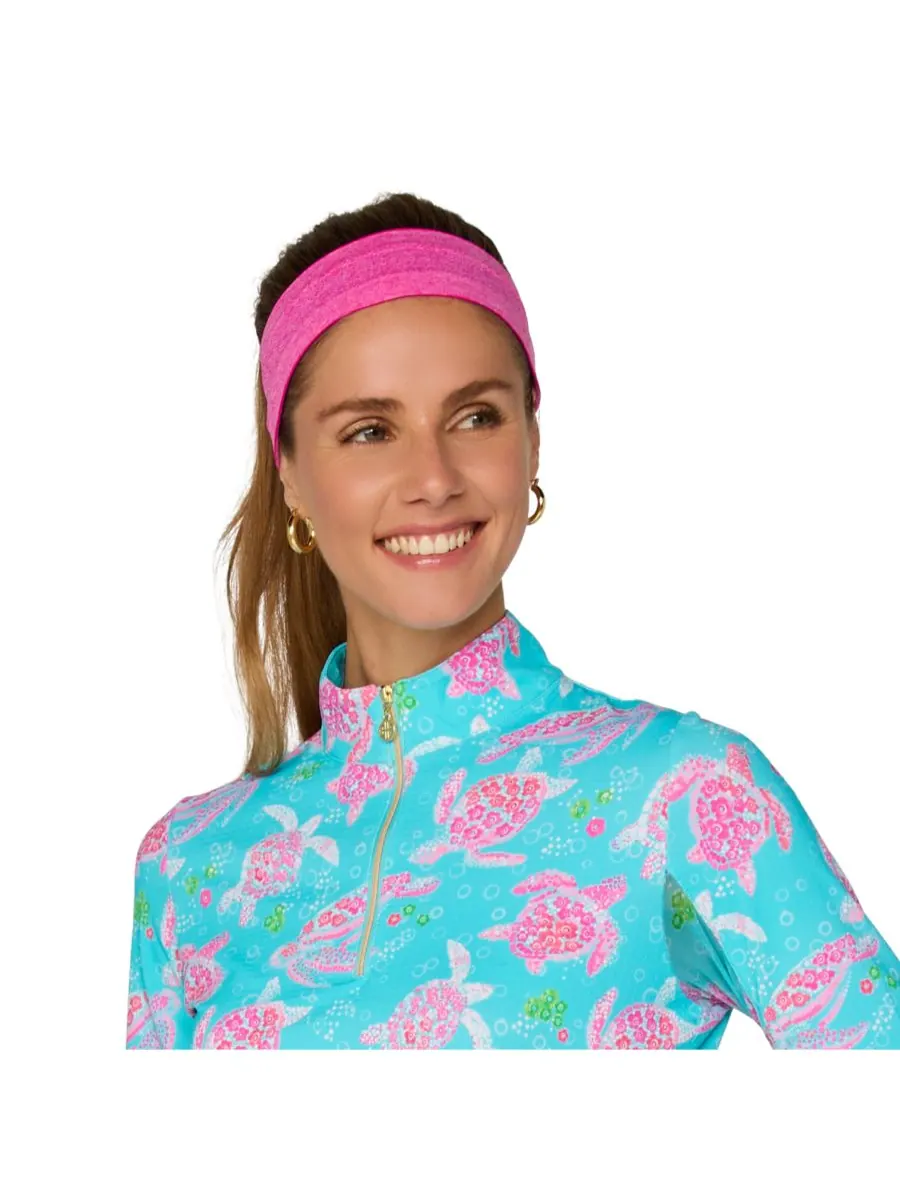 Топ с длинными рукавами и воротником-стойкой от G Lifestyle G Lifestyle Clothing, Carib. Turq turtle — изображение 4 из 4