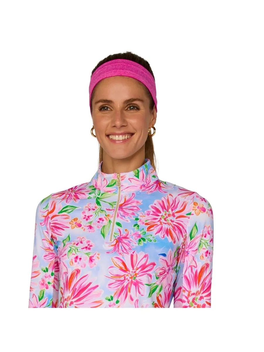 Топ с длинными рукавами и воротником-стойкой от G Lifestyle G Lifestyle Clothing, Flower garden — изображение 4 из 4
