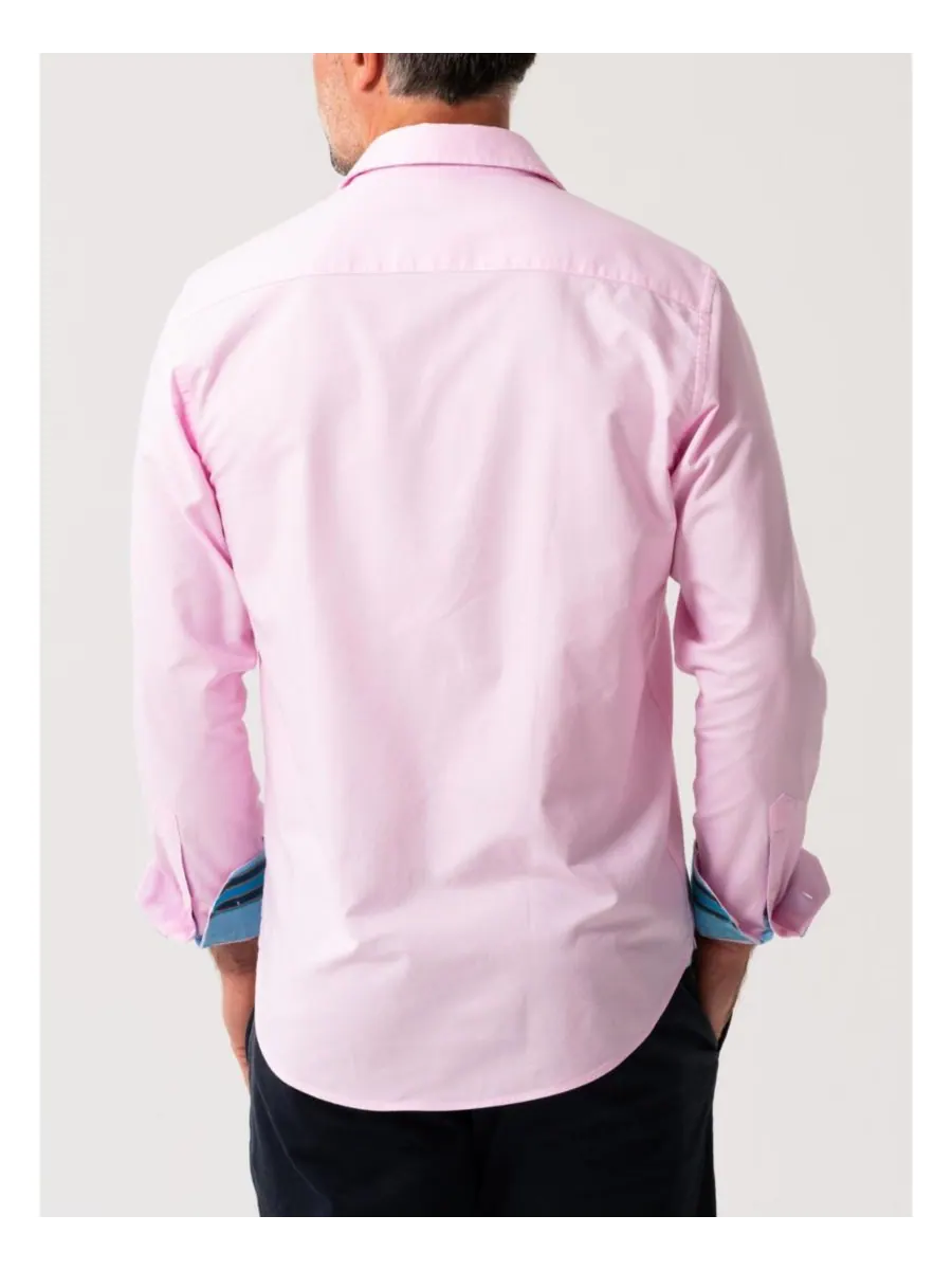Мужская рубашка на пуговицах Koy Clothing — изображение 4 из 8, розовый