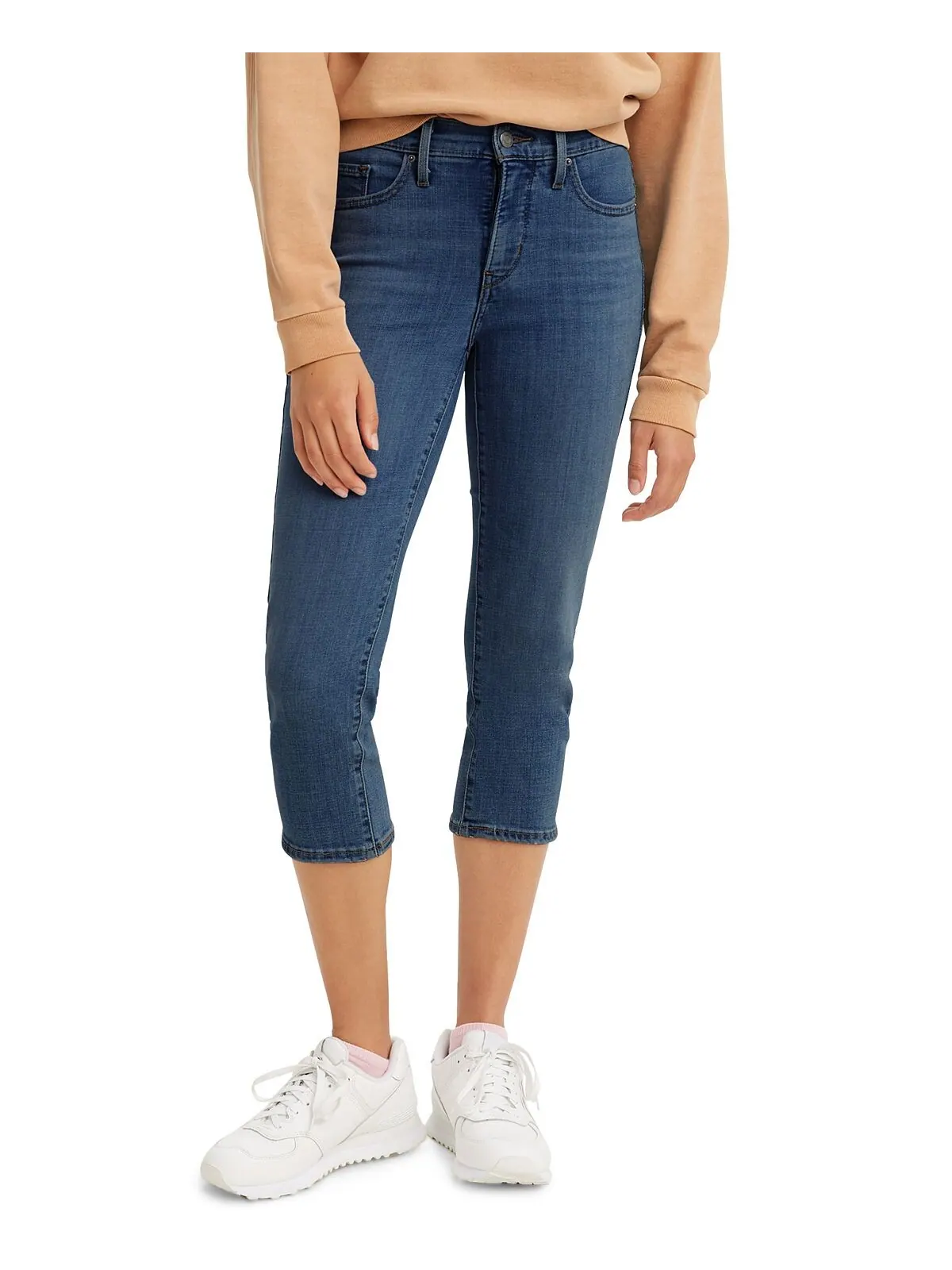 Формирующие обтягивающие брюки-капри Levi's — изображение 2 из 4, мульти