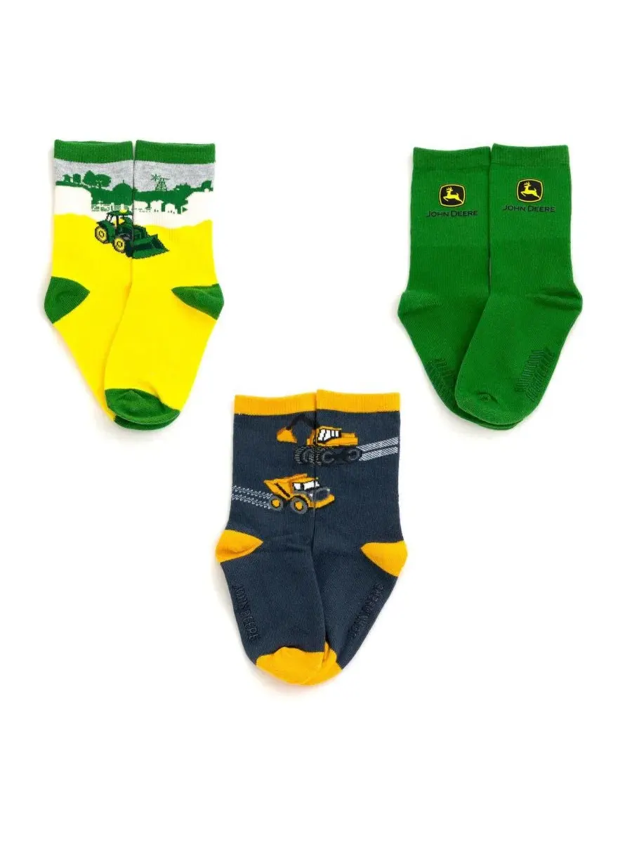 Комплект носков с нескользящей подошвой John Deere — изображение 1 из 3