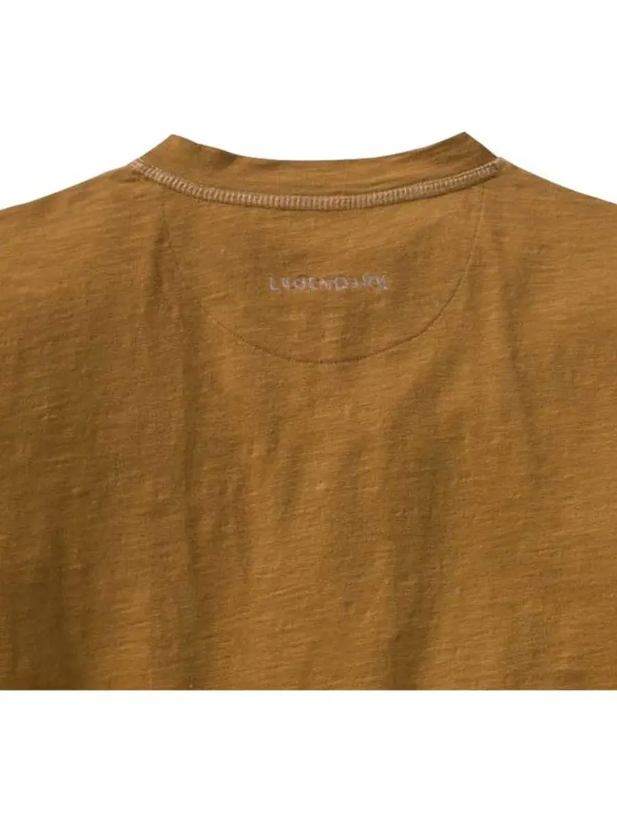 Мужская рубашка-поло с длинным рукавом Maverick Slub Henley Legendary Whitetails — изображение 5 из 7, коричневый