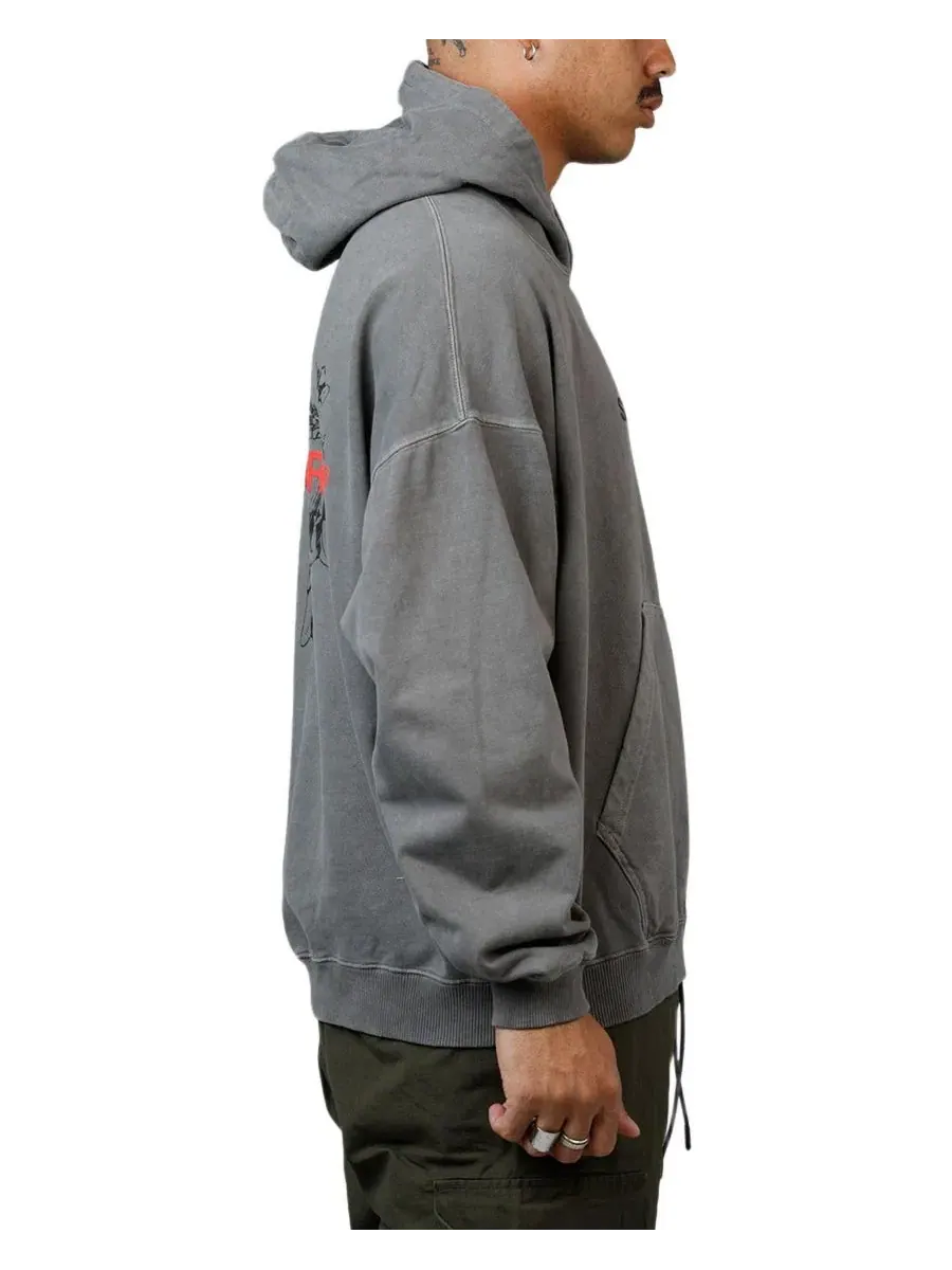 Худи свободного кроя с капюшоном и принтом Memoriam Boxy Hoodie SAINT MORTA — изображение 3 из 6, нет цвета