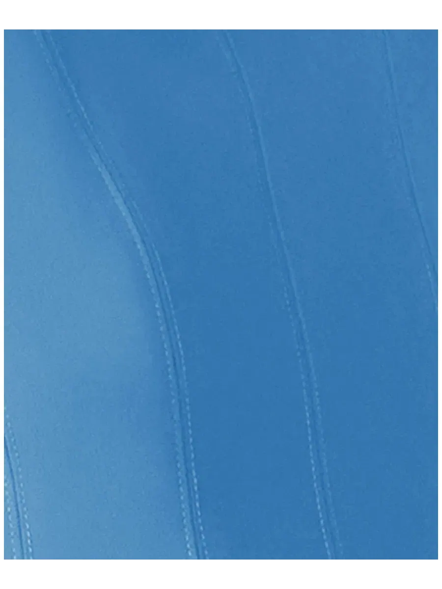 Платье-трапеция Nili Boat Neck Short-Sleeve Fit & Flare Steve Madden — изображение 6 из 7, синий