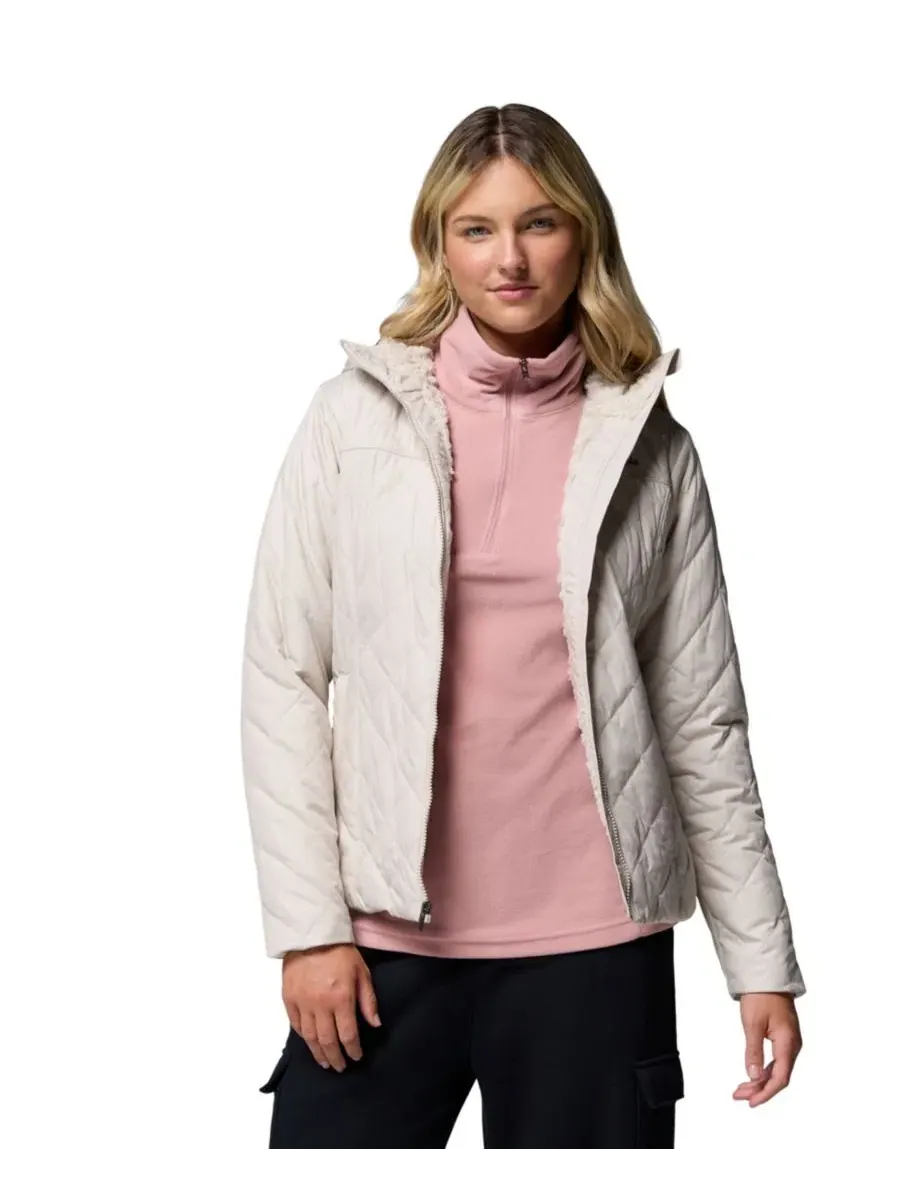 Женская куртка Columbia Copper Crest II Quilted Hooded Jacket — изображение 2 из 7, серый