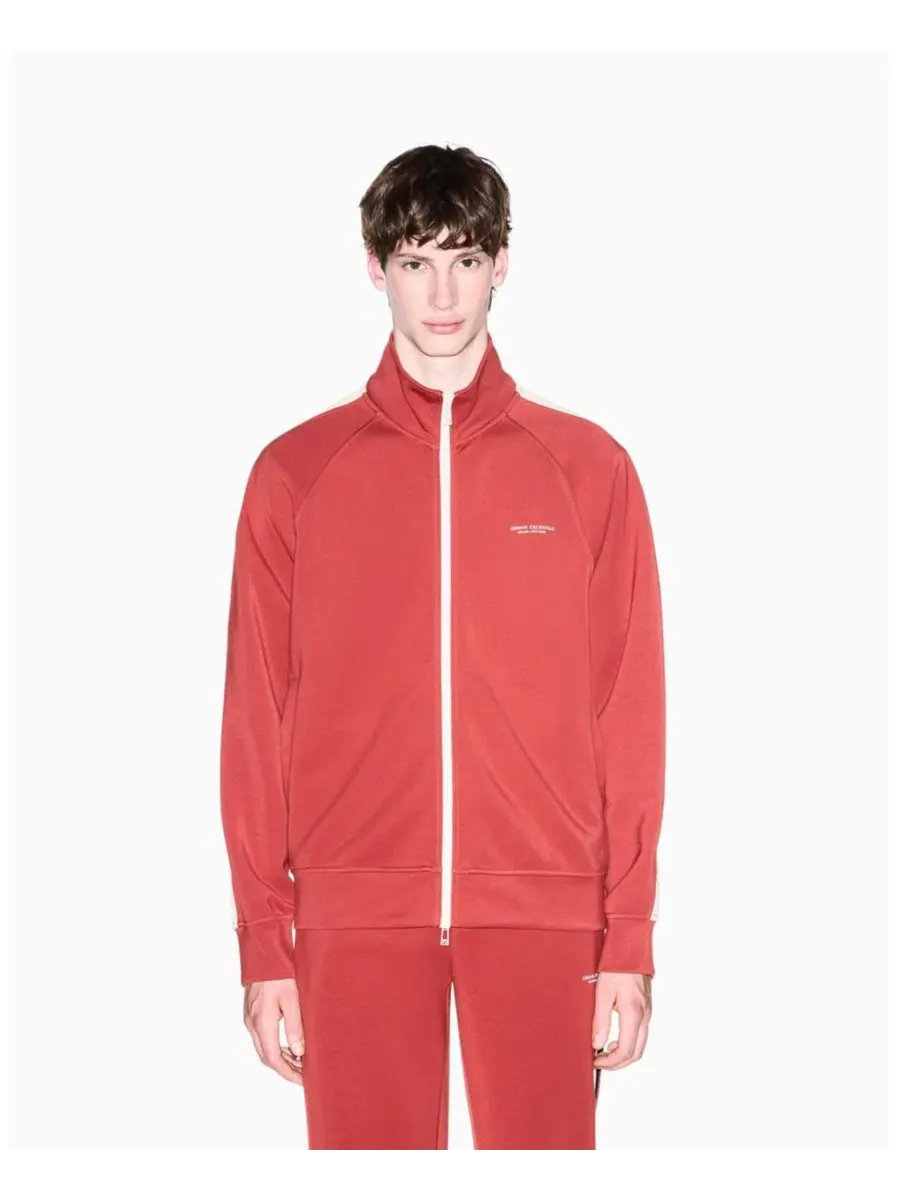 Куртка на молнии с высоким воротником Stretch Modal A|X Armani Exchange — изображение 1 из 6, босса-нова