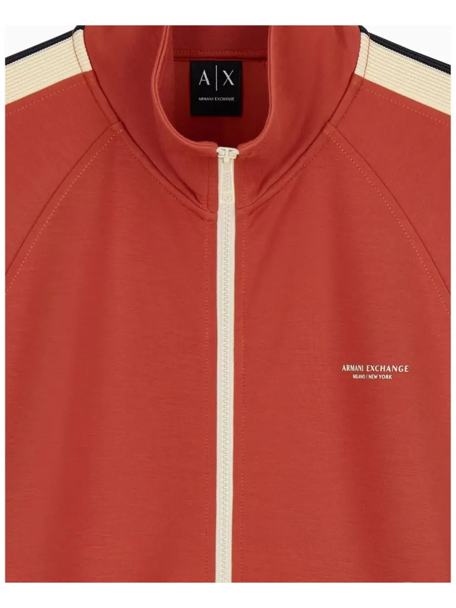 Куртка на молнии с высоким воротником Stretch Modal A|X Armani Exchange — изображение 5 из 6, босса-нова