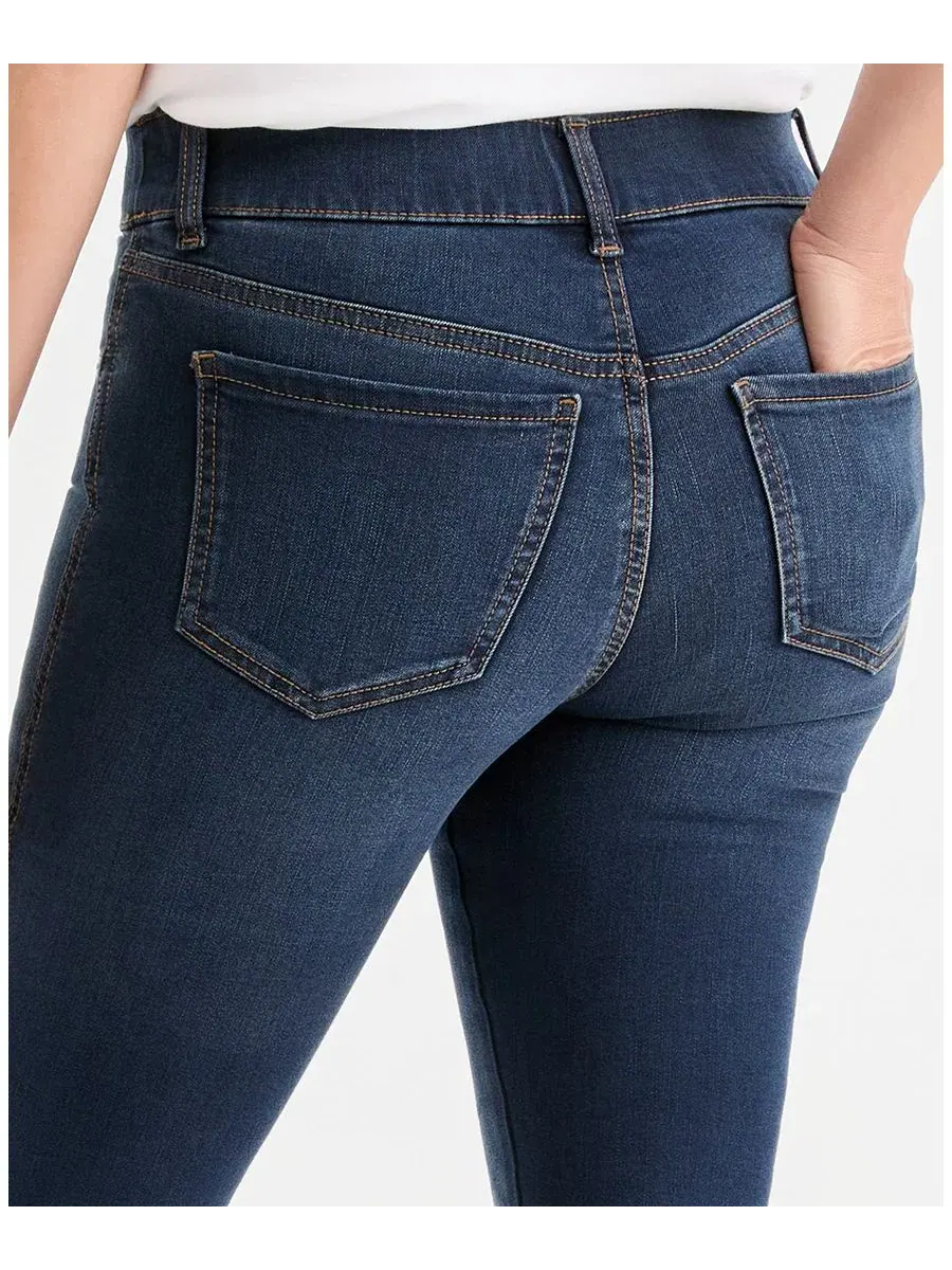 Женские джинсы-буткат с эффектом shaping, бренд Style & Co, цвет Midnight Wash — изображение 5 из 5