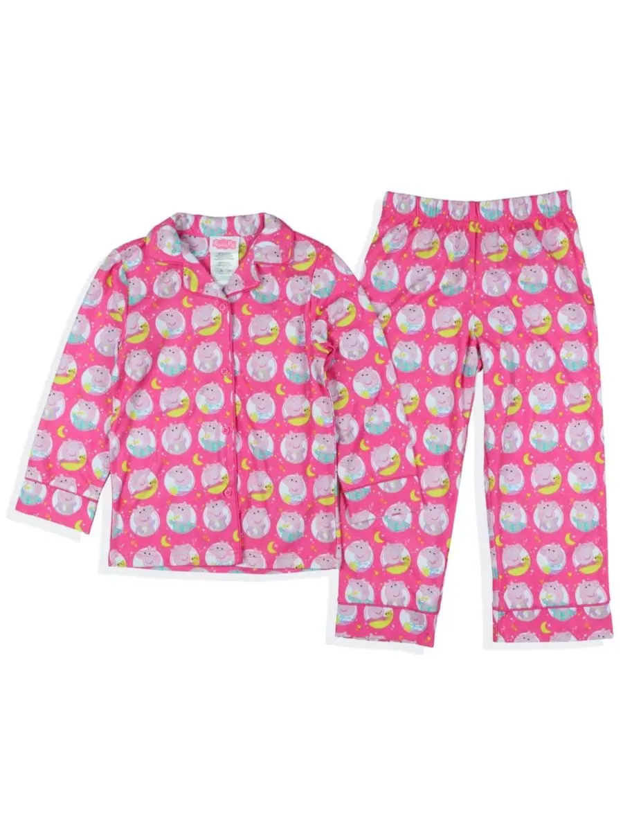 Пижамный комплект с принтом Peppa Pig Time For Bed Peppa Pig — изображение 3 из 3, розовый