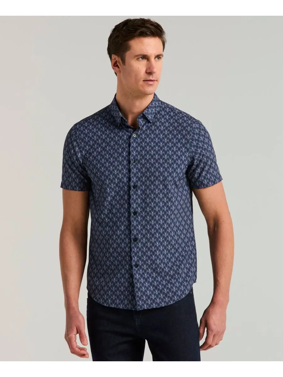 Мужская рубашка с принтом Ombre Diamond Perry Ellis