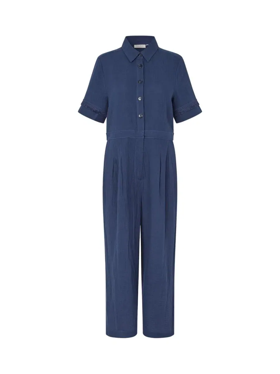 Комбинезон свободного кроя Manyvariel Wide Leg Masai Copenhagen — изображение 4 из 5, синий