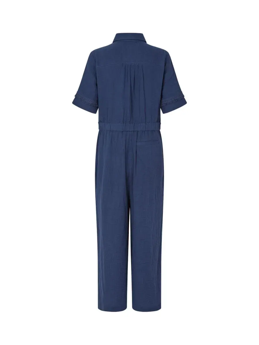 Комбинезон свободного кроя Manyvariel Wide Leg Masai Copenhagen — изображение 5 из 5, синий